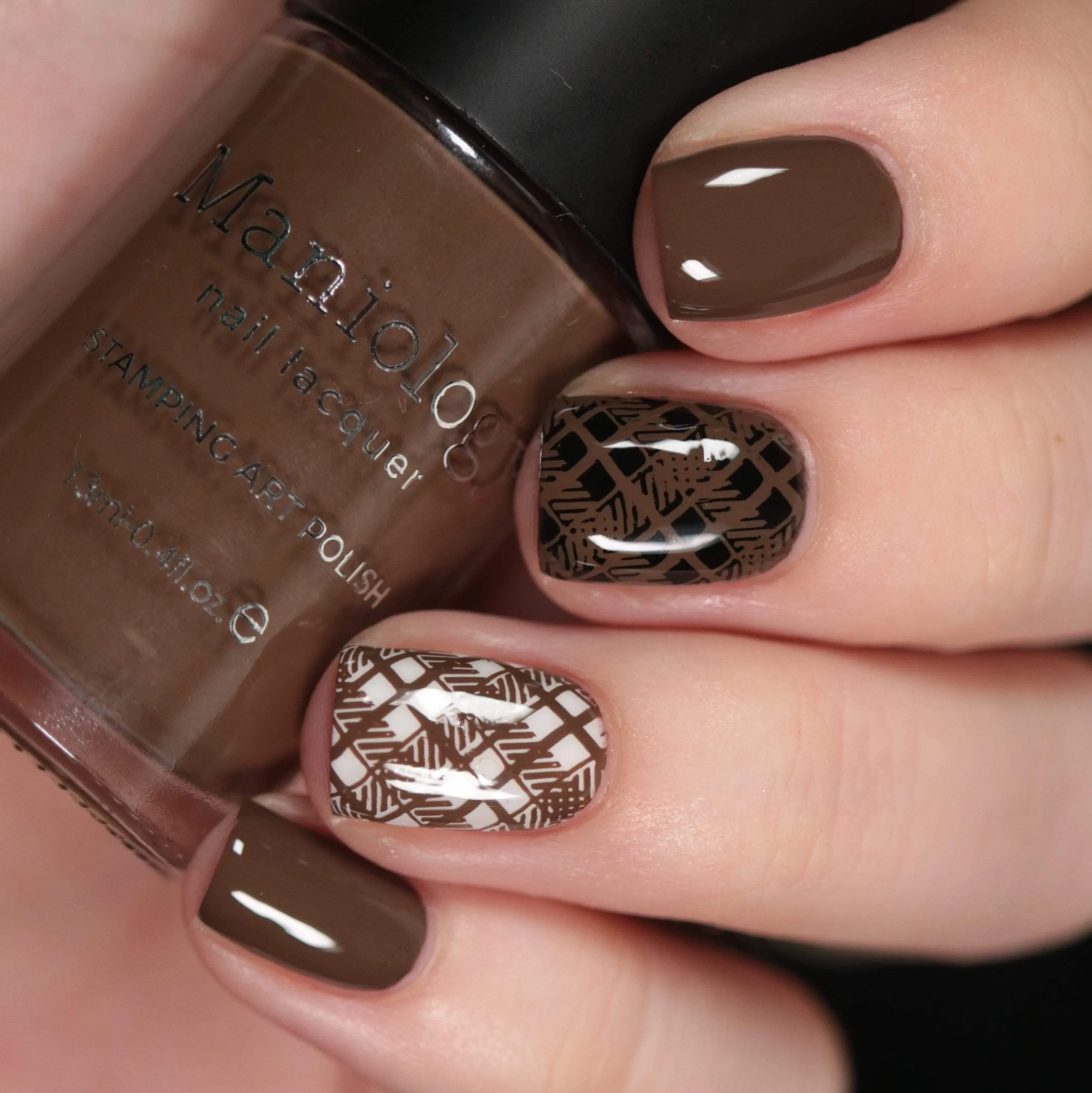 Sugar   Spice: Cocoa (B351) - Chocolate Brown Stamping Polish