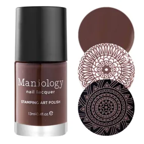 Sugar   Spice: Cocoa (B351) - Chocolate Brown Stamping Polish
