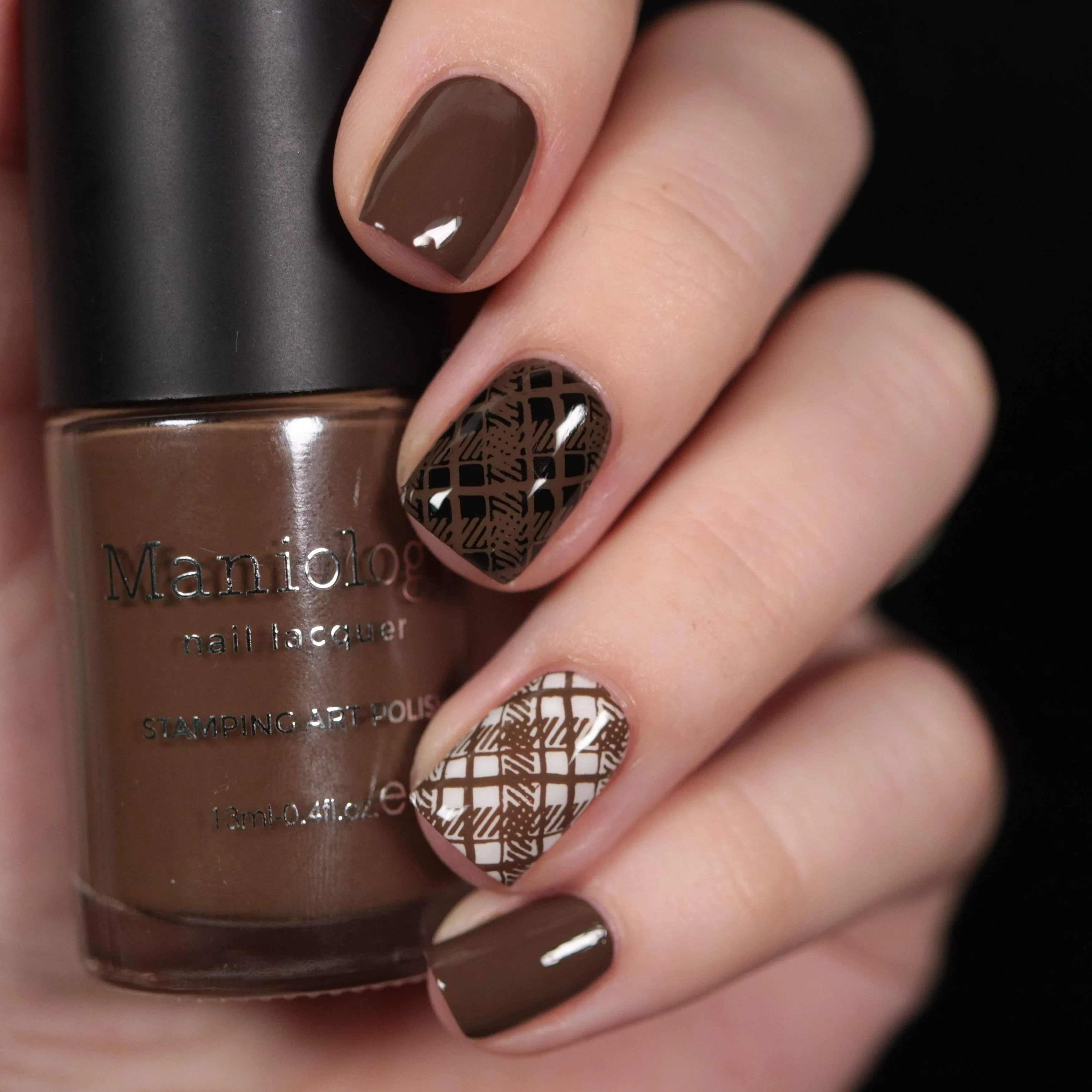 Sugar   Spice: Cocoa (B351) - Chocolate Brown Stamping Polish