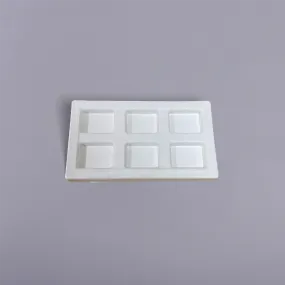 Sustainable Pulp Molded Eyeshadow Palette Packaging Insert