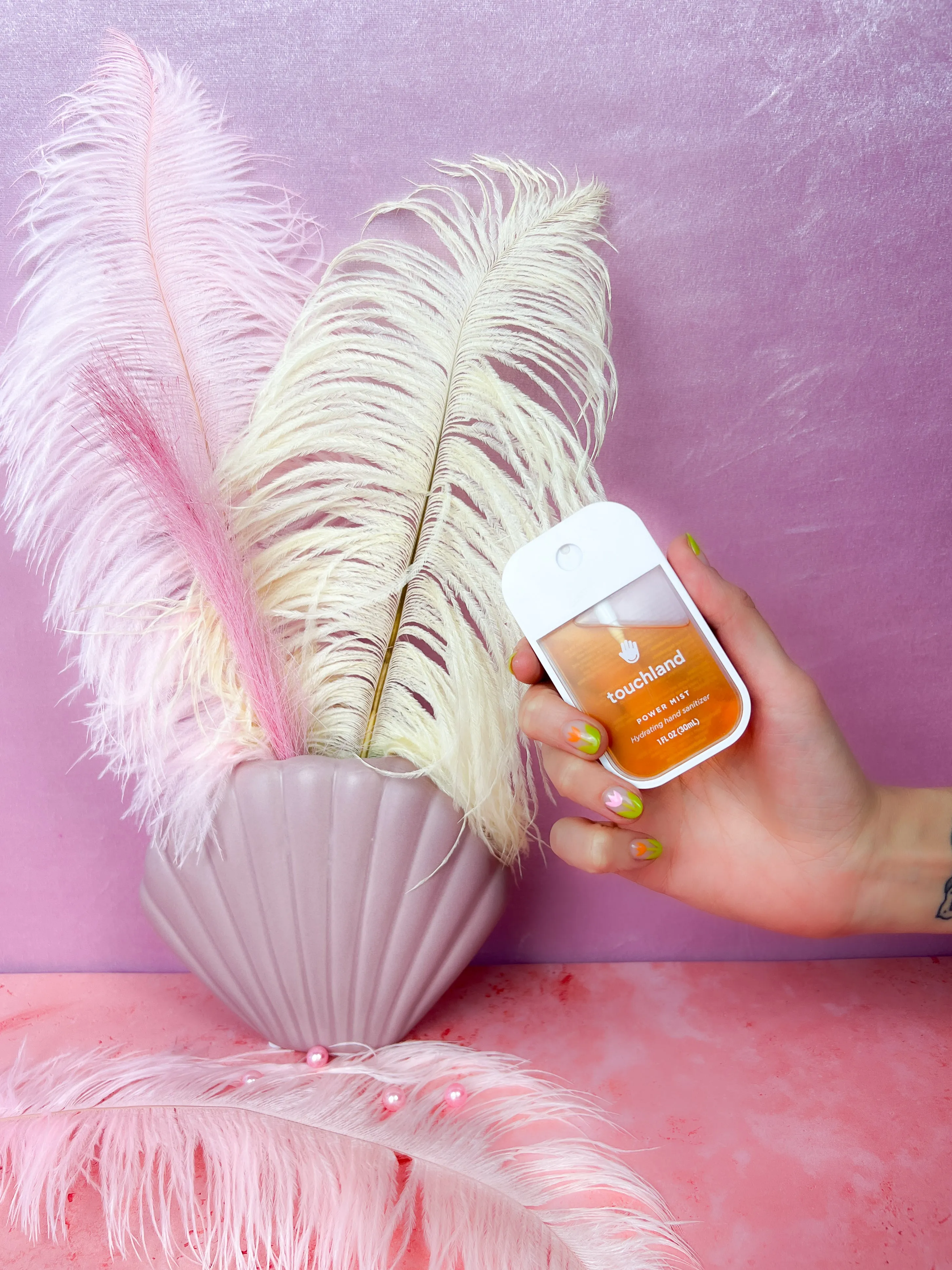 Velvet Peach Power Mist Hand Sanitizer