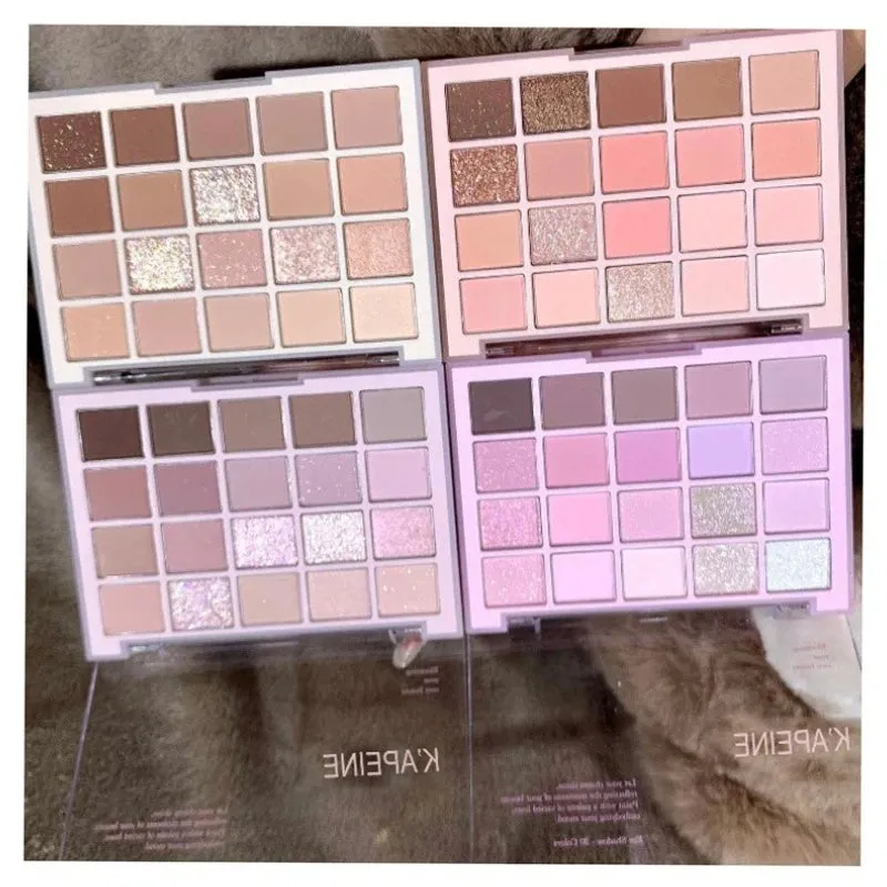 Yeknu 20 Colors Matte Glitter Eyeshadow Palette Korean Makeup Pearly Eye Shadow Waterproof Acrylic Shadow Palettes Women Cosmetics